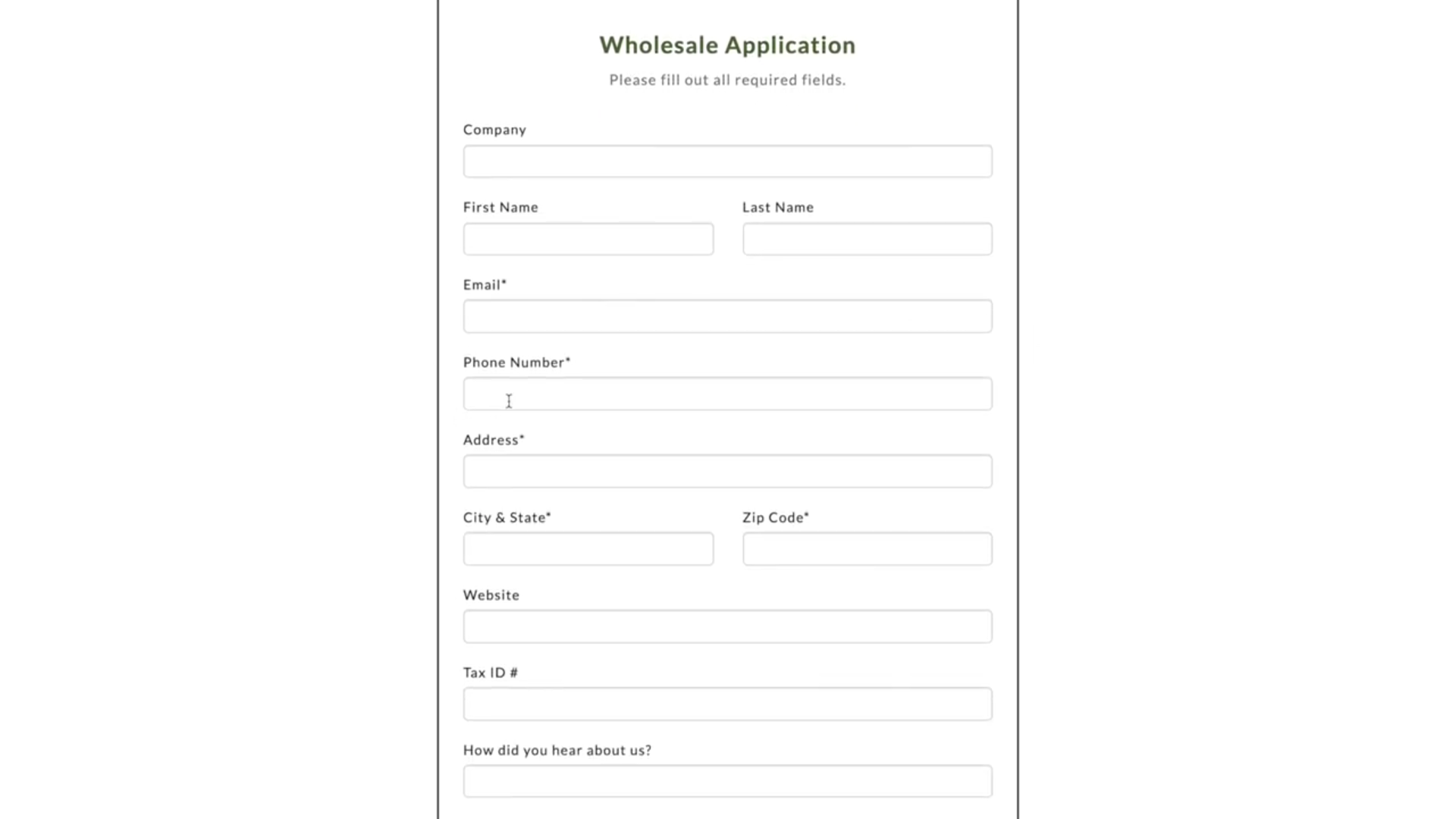 Questionnaire Form Questionnaire Form