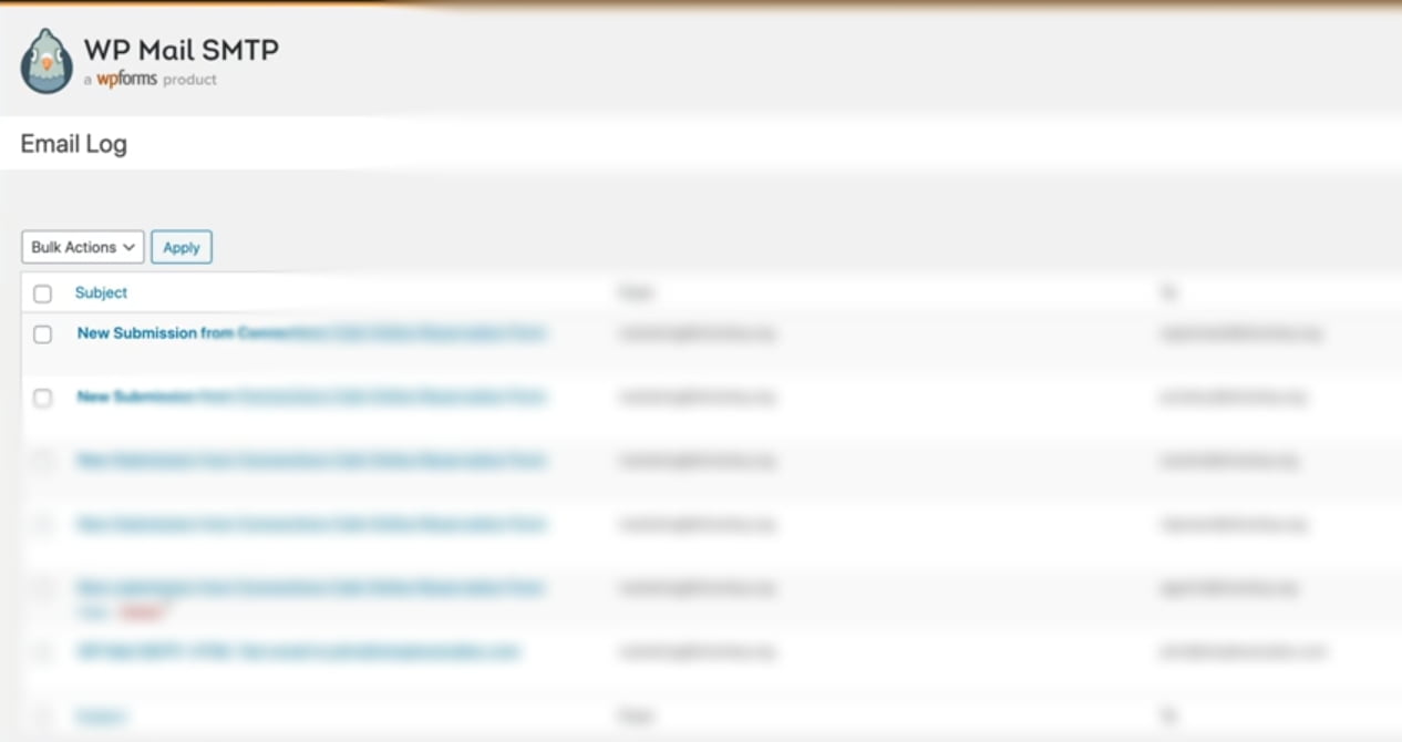 WP Mail SMTP Submission forms
