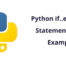 if, elif, and else statements in Python (with examples)